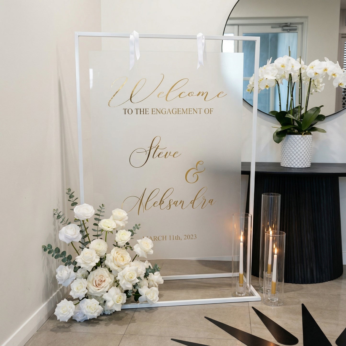 Welcome sign  Package 8